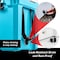 Serenelife Portable Cooler Box - Holds Up to 63 Cans, Keeps Ice Up to 5 Days, Heavy-Duty 35-Quart (Blue) SLCB35BL - alternate 4